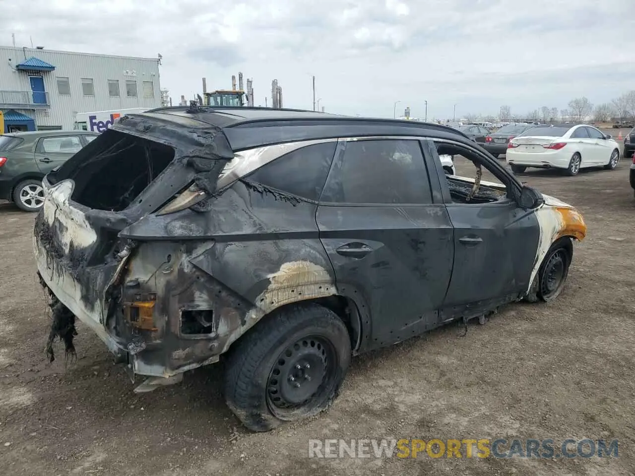 3 Photograph of a damaged car KM8JCCA13NU025216 HYUNDAI TUCSON 2022