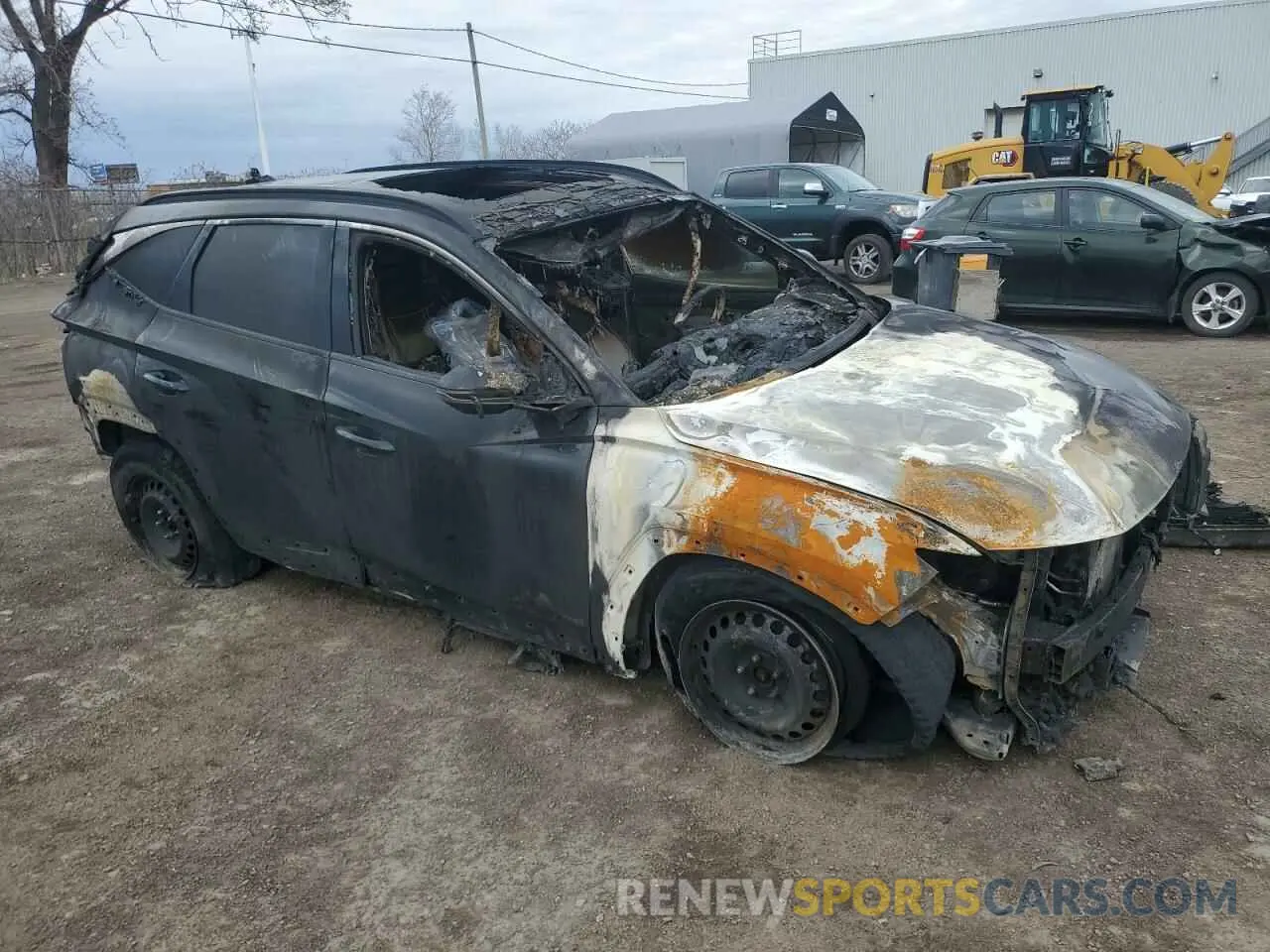 4 Photograph of a damaged car KM8JCCA13NU025216 HYUNDAI TUCSON 2022