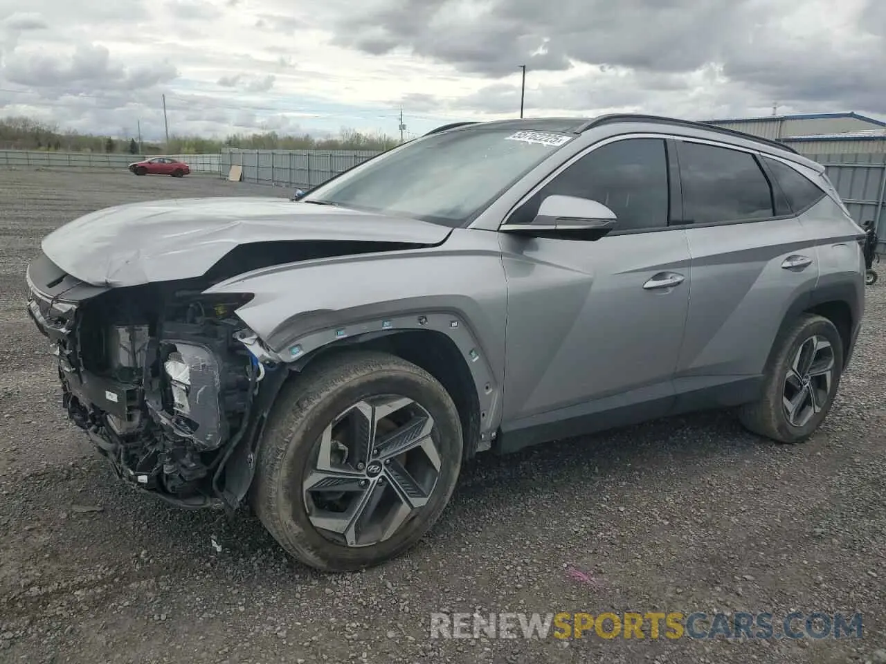 1 Photograph of a damaged car KM8JCCA16NU064091 HYUNDAI TUCSON 2022