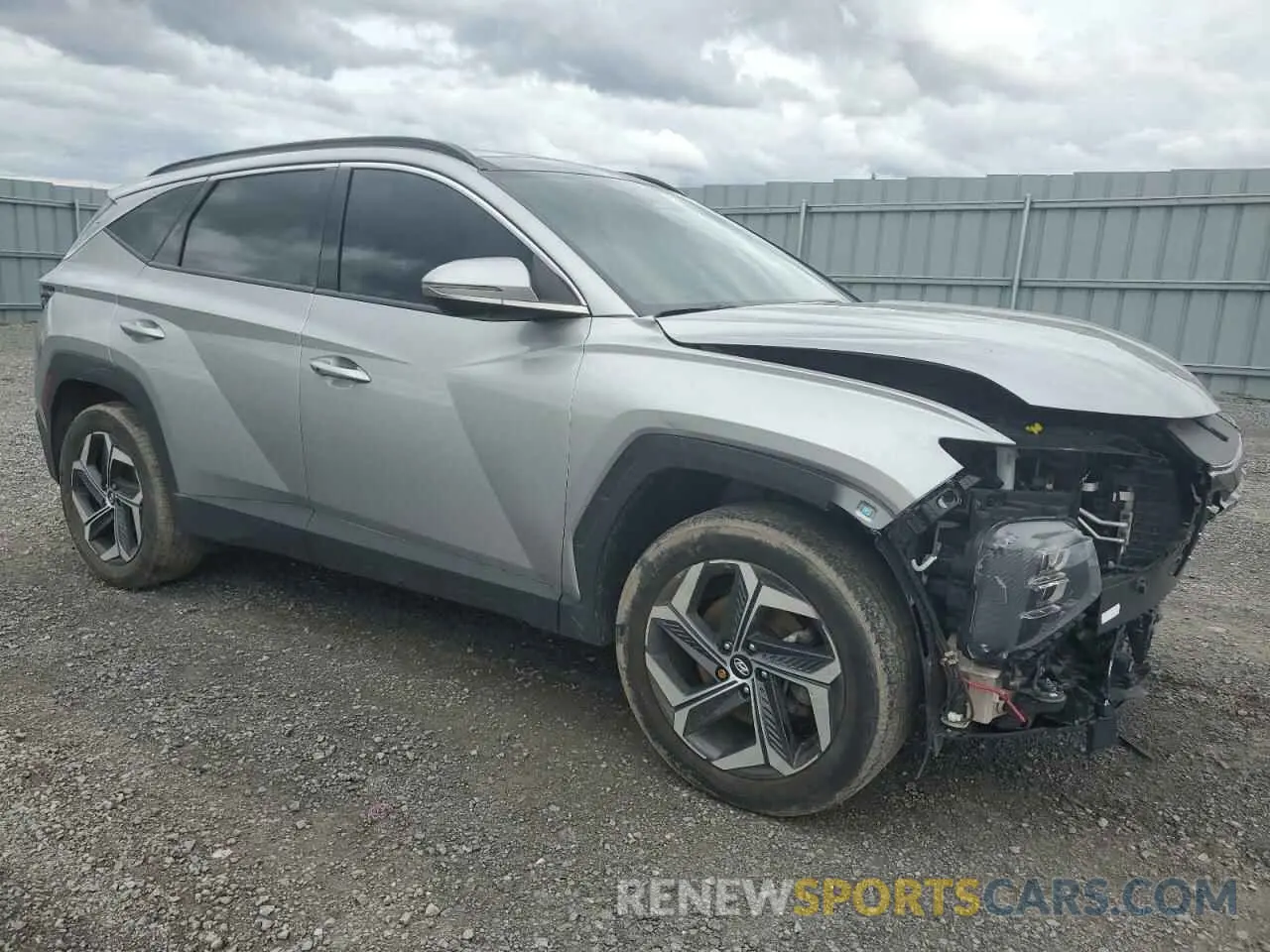 4 Photograph of a damaged car KM8JCCA16NU064091 HYUNDAI TUCSON 2022