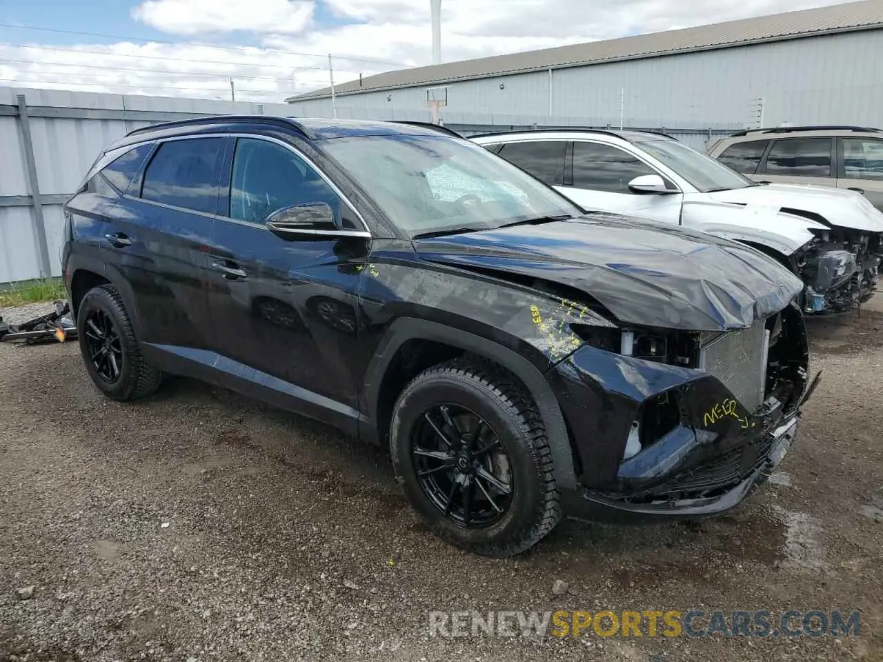 4 Photograph of a damaged car KM8JCCAE4NU039256 HYUNDAI TUCSON 2022