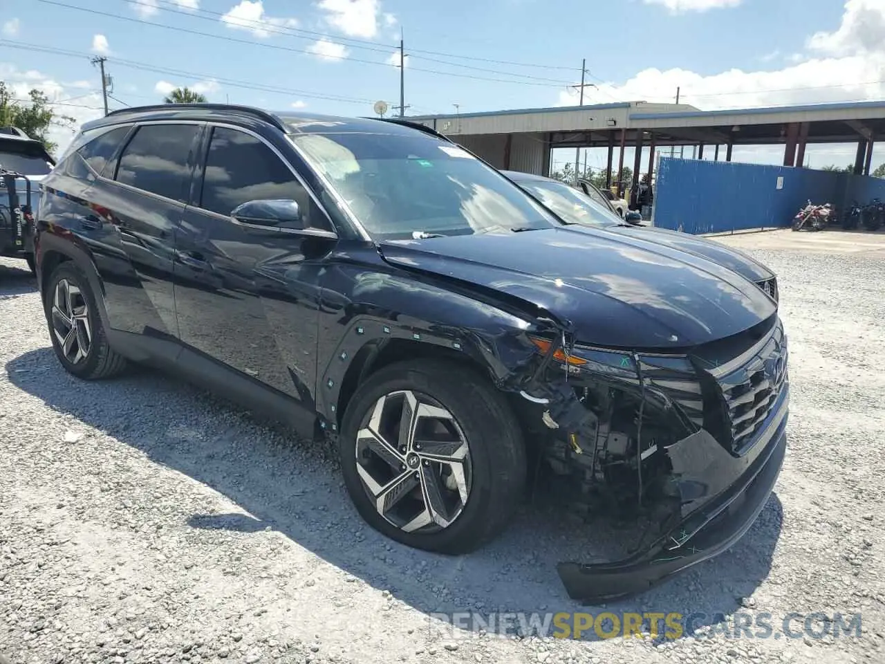 4 Photograph of a damaged car KM8JE3AE3NU060318 HYUNDAI TUCSON 2022