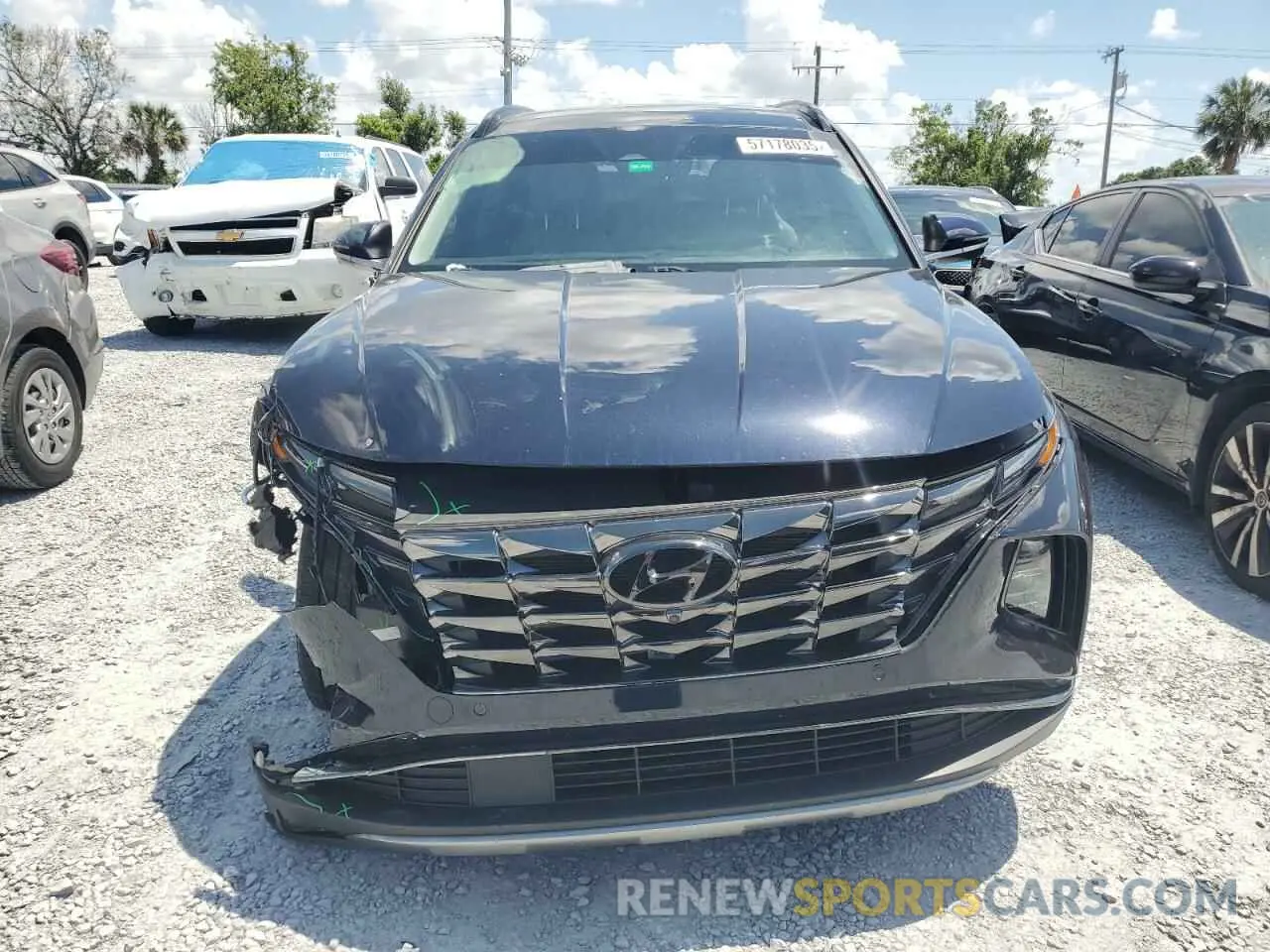 5 Photograph of a damaged car KM8JE3AE3NU060318 HYUNDAI TUCSON 2022