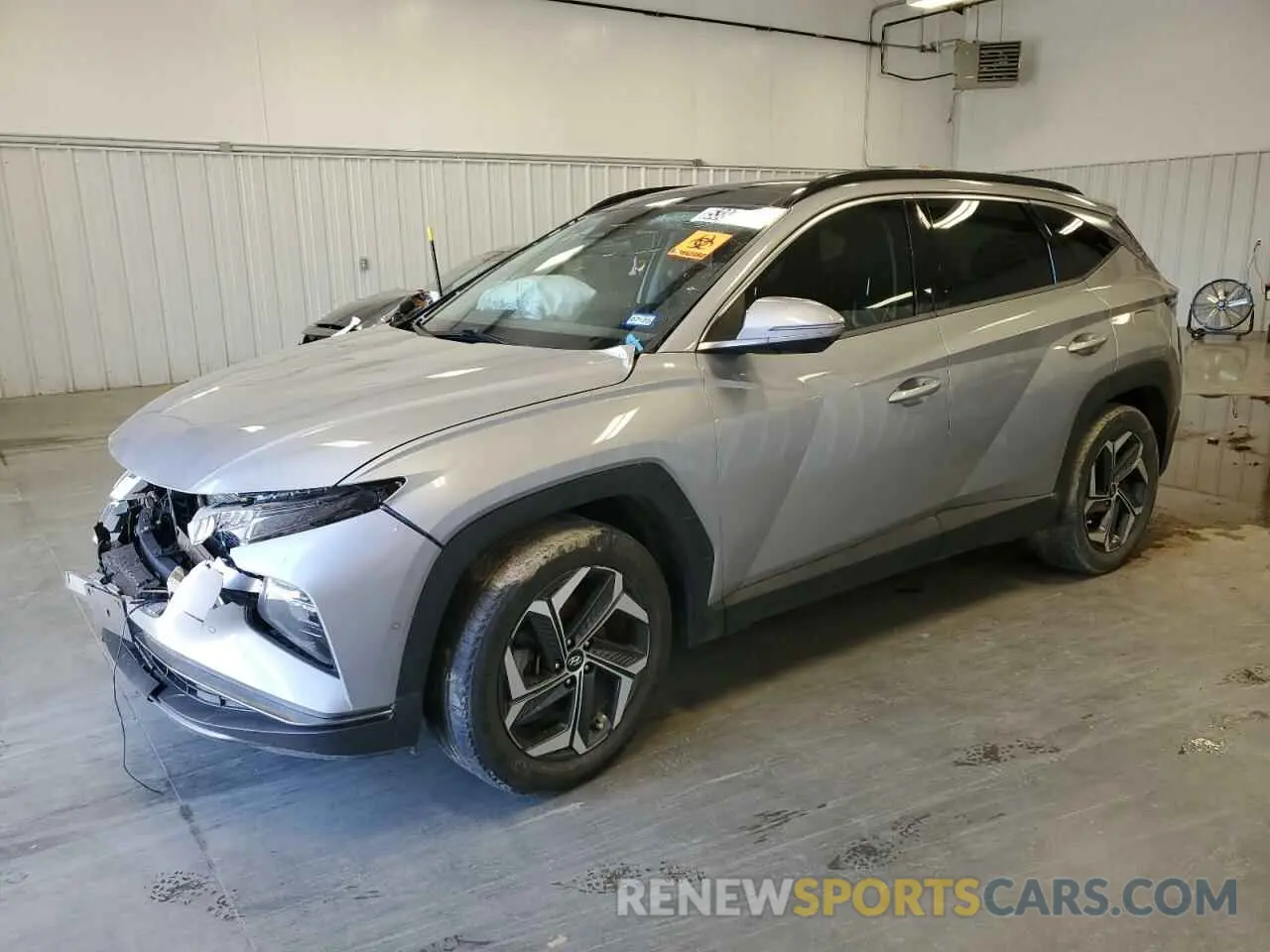 1 Photograph of a damaged car KM8JE3AE7NU057177 HYUNDAI TUCSON 2022