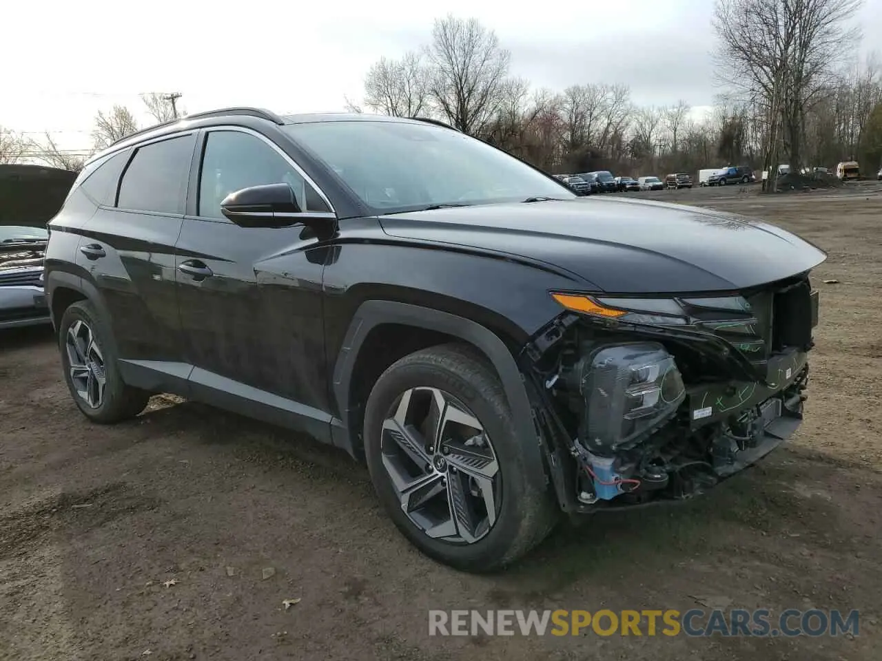 4 Photograph of a damaged car KM8JECA11NU083786 HYUNDAI TUCSON 2022