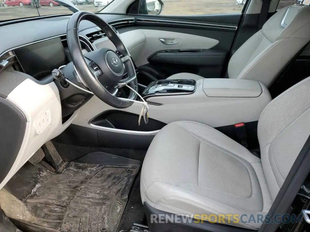 7 Photograph of a damaged car KM8JECA11NU083786 HYUNDAI TUCSON 2022