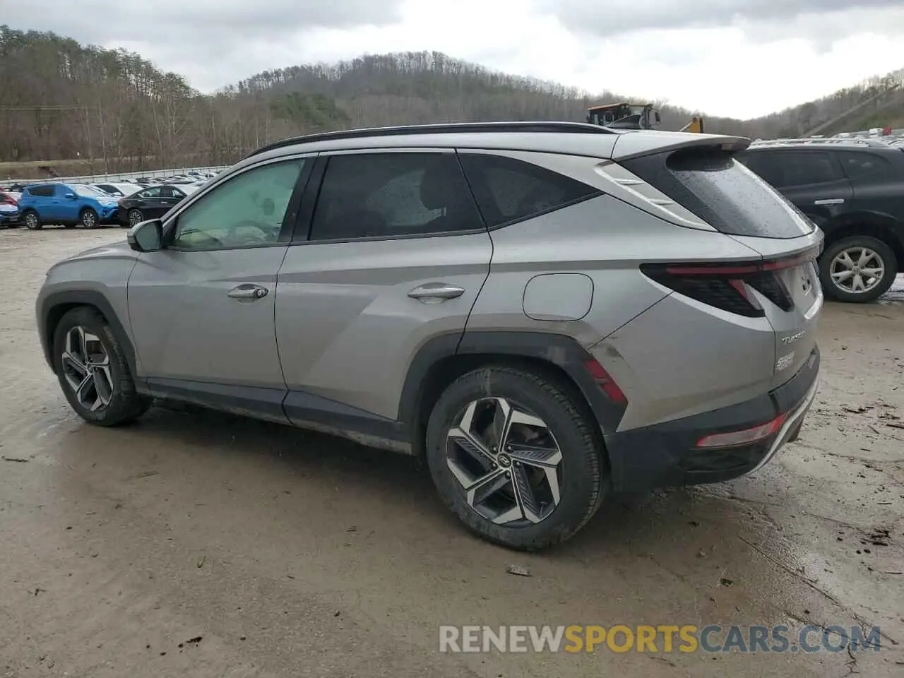 2 Photograph of a damaged car KM8JECA13NU018907 HYUNDAI TUCSON 2022
