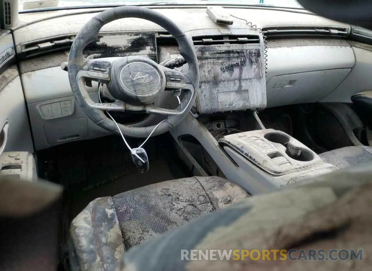 8 Photograph of a damaged car KM8JECA13NU018907 HYUNDAI TUCSON 2022