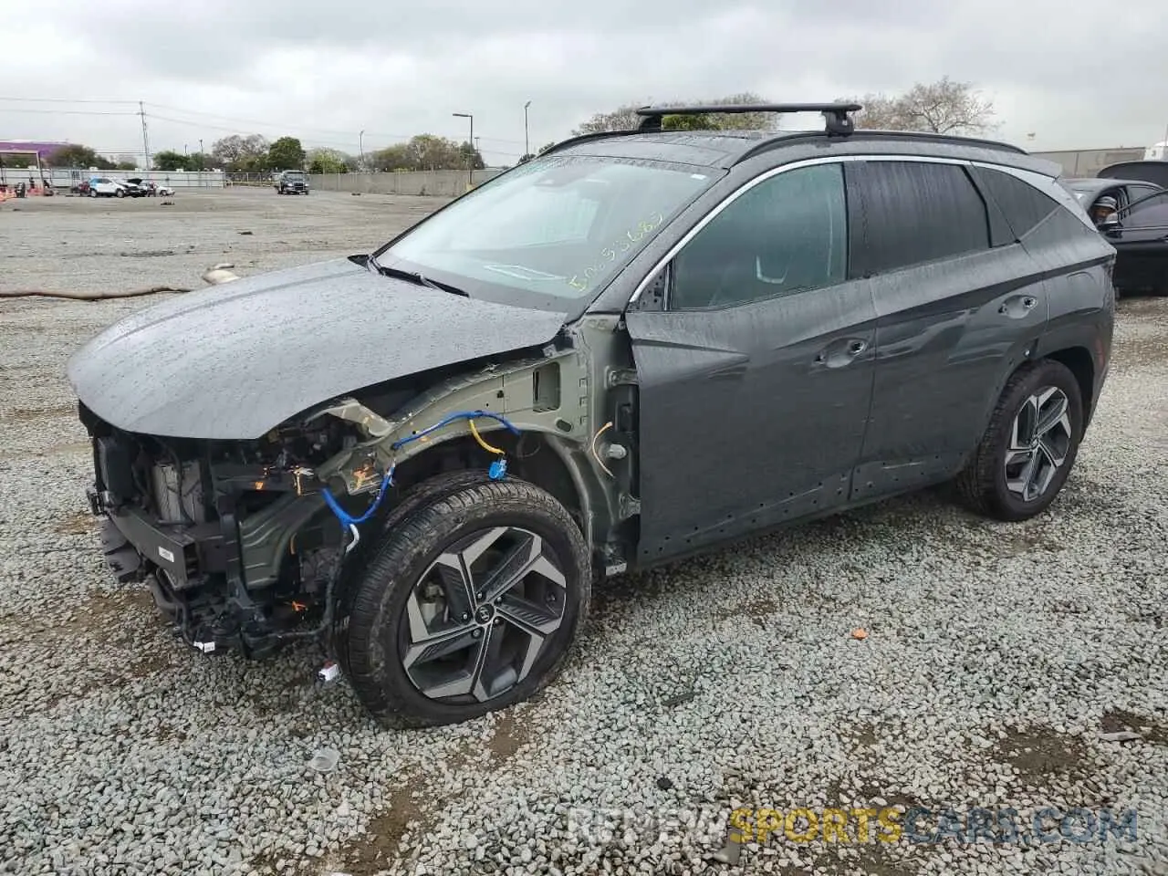 1 Photograph of a damaged car KM8JECA13NU059358 HYUNDAI TUCSON 2022