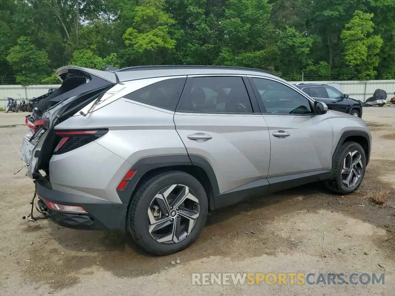 3 Photograph of a damaged car KM8JECA14NU068490 HYUNDAI TUCSON 2022