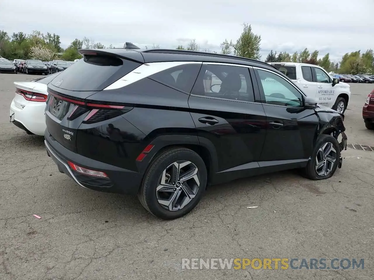 3 Photograph of a damaged car KM8JECA16NU012857 HYUNDAI TUCSON 2022
