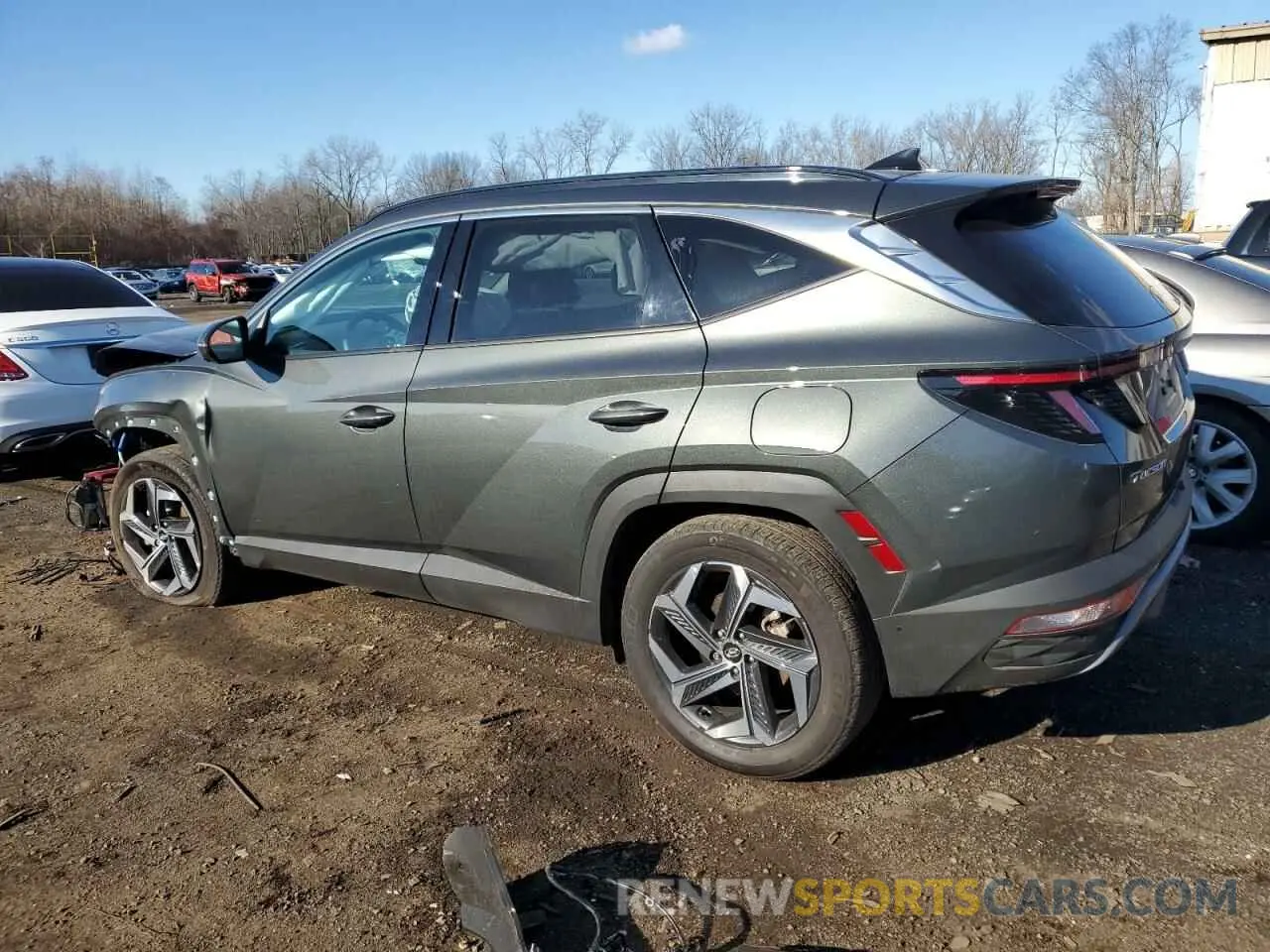 2 Photograph of a damaged car KM8JECA16NU067020 HYUNDAI TUCSON 2022