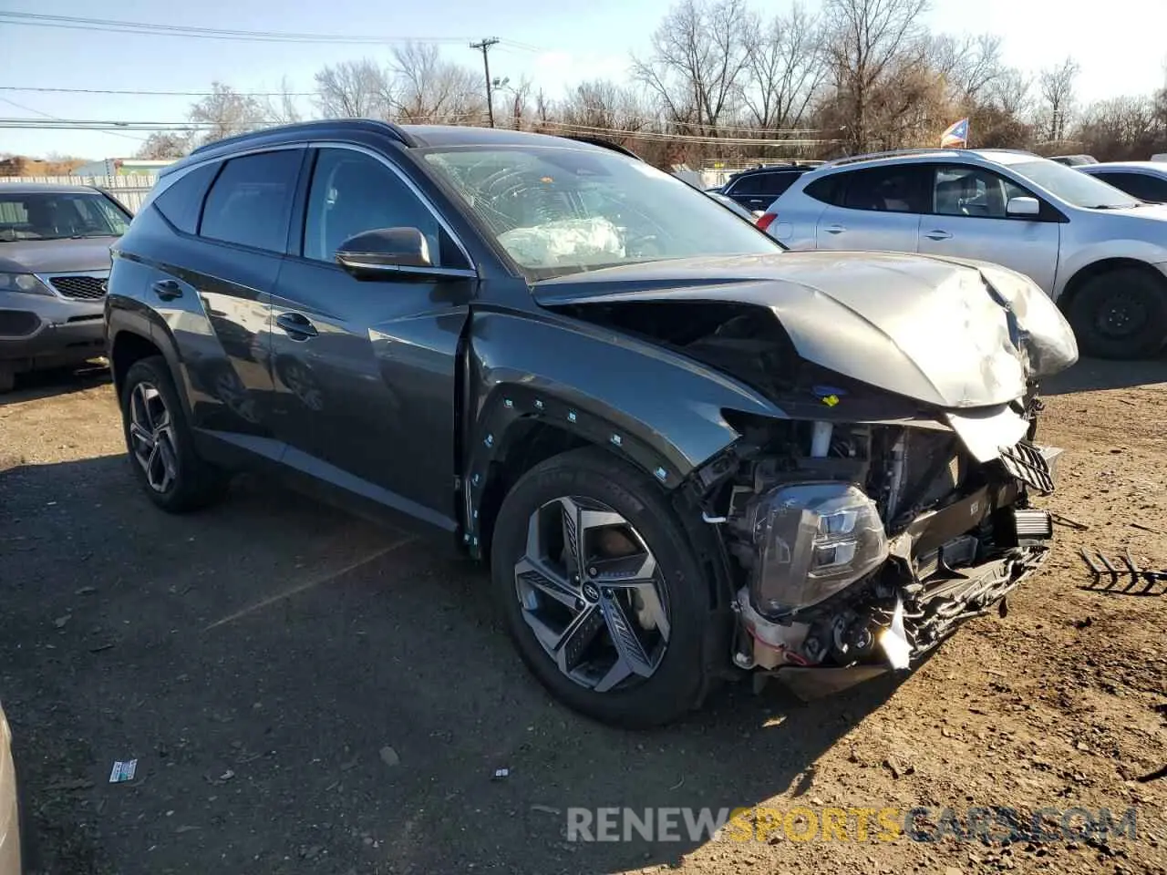 4 Photograph of a damaged car KM8JECA16NU067020 HYUNDAI TUCSON 2022