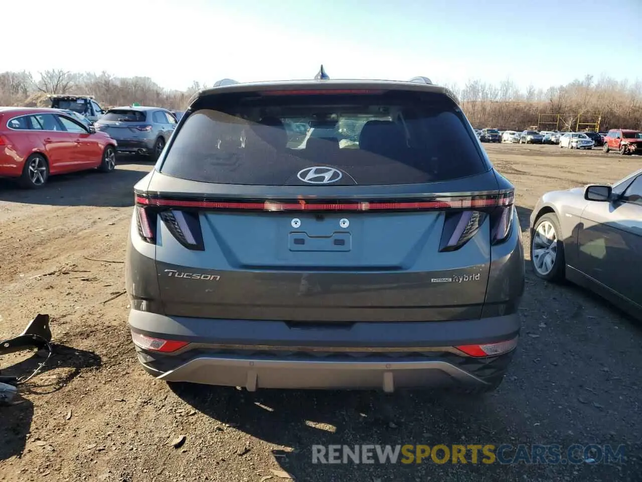 6 Photograph of a damaged car KM8JECA16NU067020 HYUNDAI TUCSON 2022