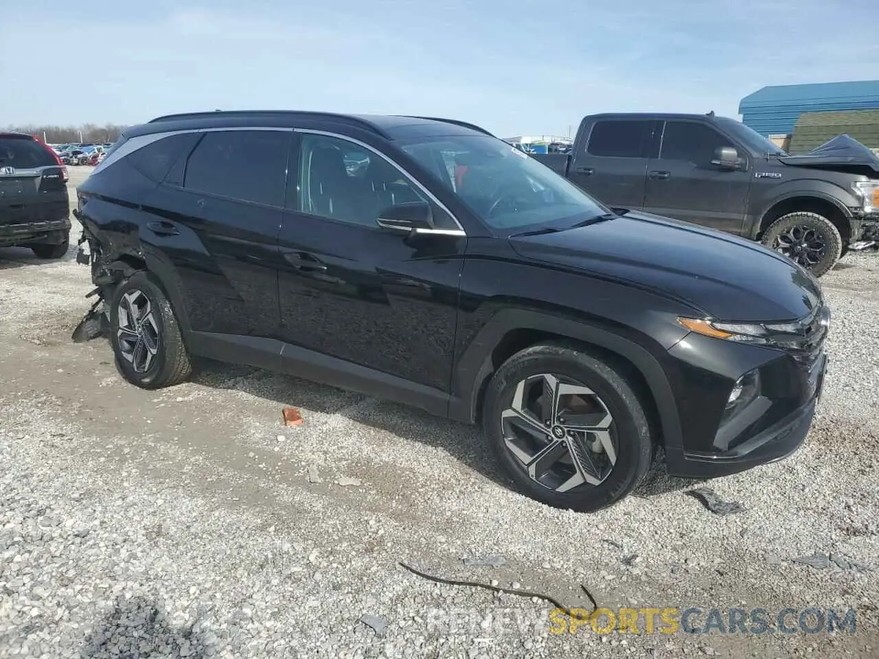 4 Photograph of a damaged car KM8JECA16NU074906 HYUNDAI TUCSON 2022