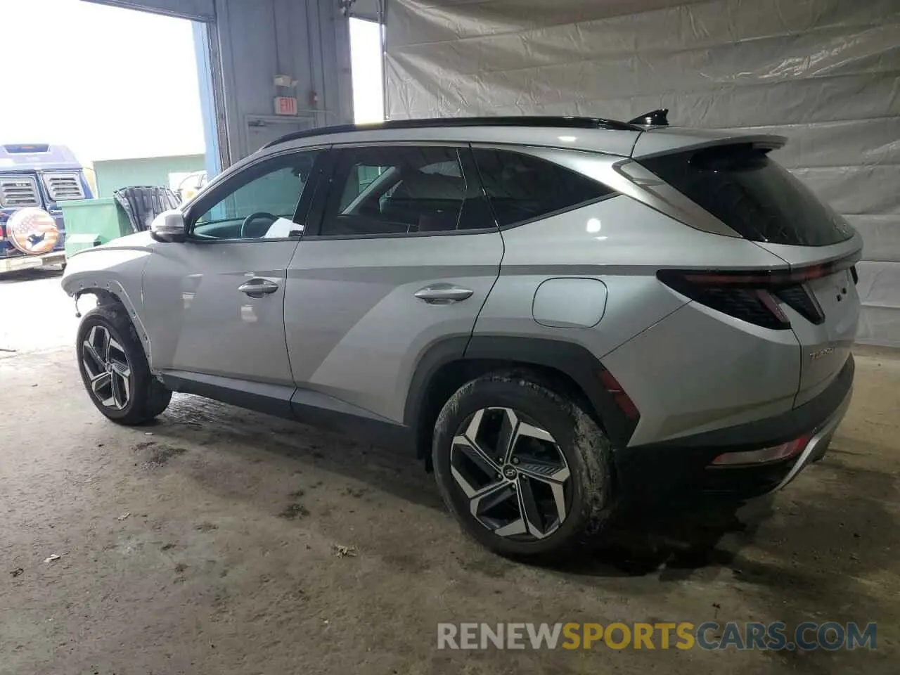2 Photograph of a damaged car KM8JECA17NU047083 HYUNDAI TUCSON 2022