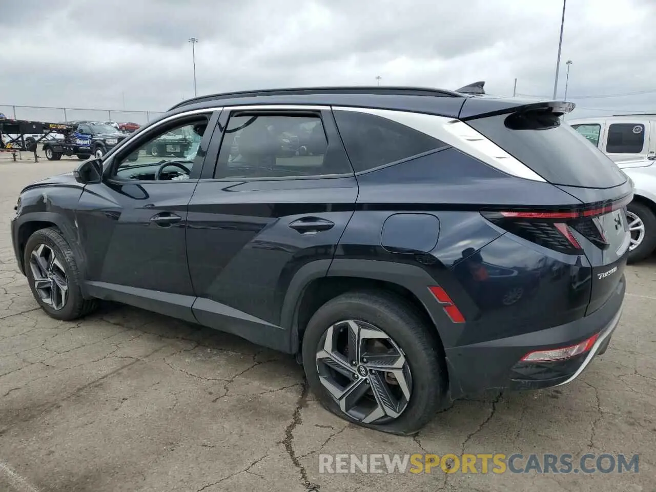 2 Photograph of a damaged car KM8JECA17NU051327 HYUNDAI TUCSON 2022