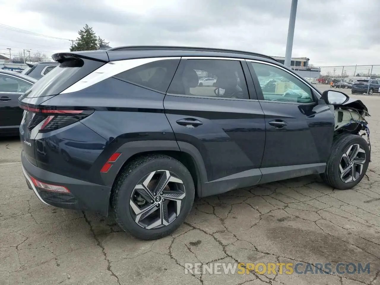 3 Photograph of a damaged car KM8JECA17NU051327 HYUNDAI TUCSON 2022