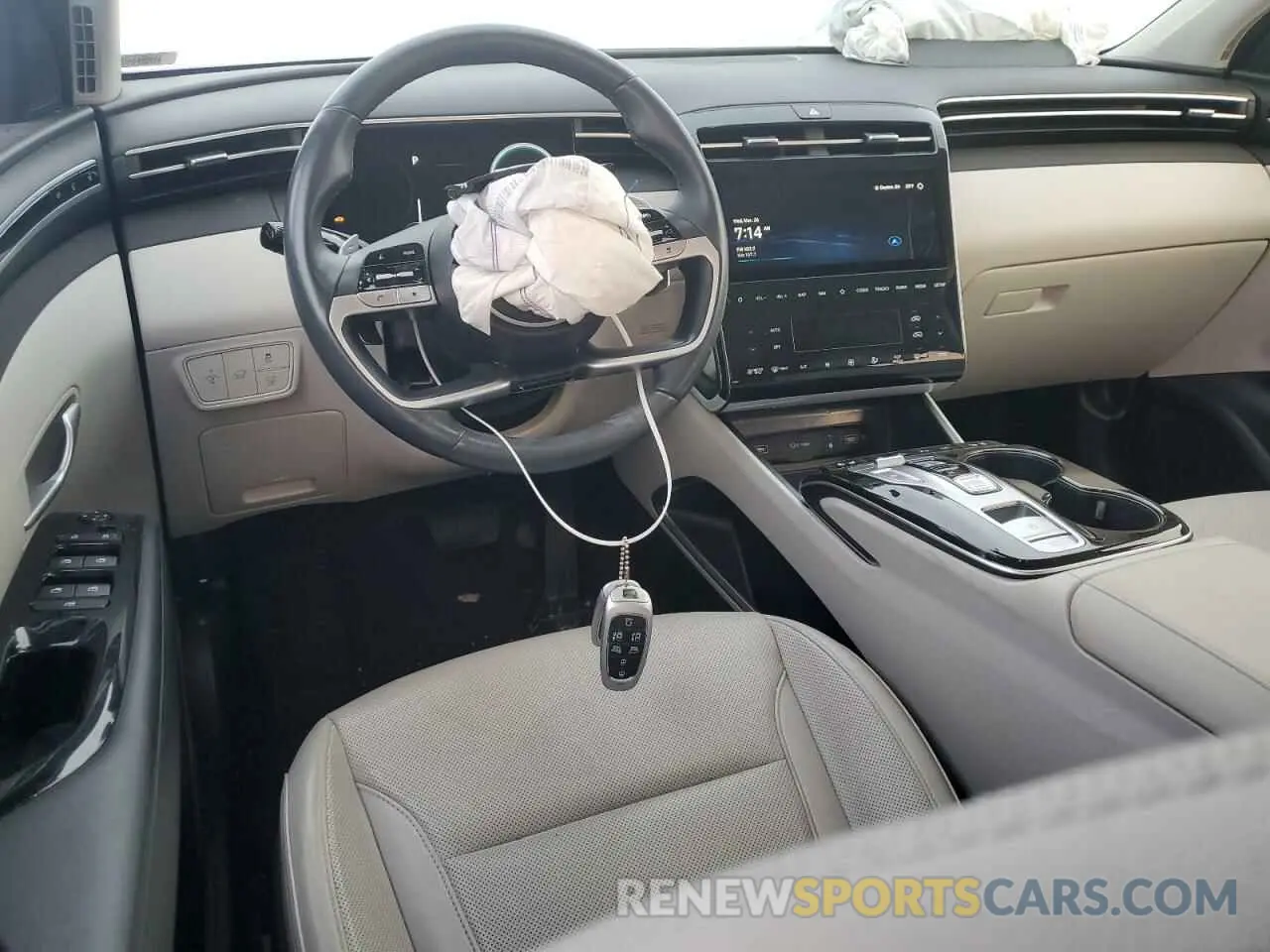 8 Photograph of a damaged car KM8JECA17NU051327 HYUNDAI TUCSON 2022