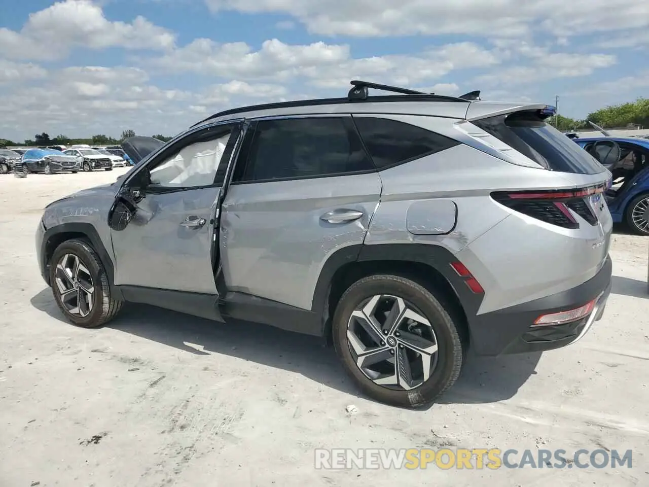 2 Photograph of a damaged car KM8JECA18NU052468 HYUNDAI TUCSON 2022