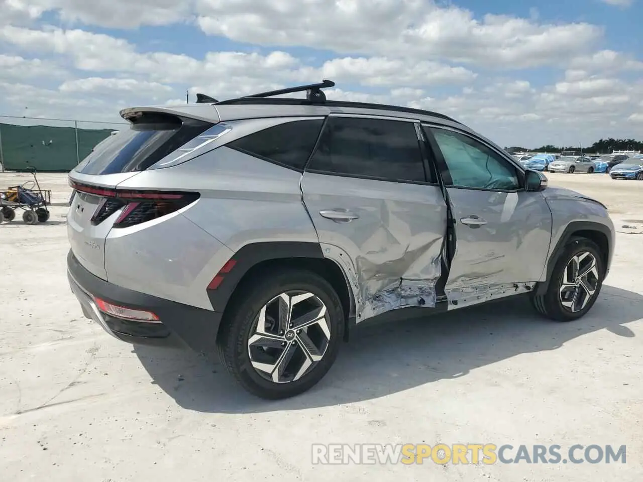 3 Photograph of a damaged car KM8JECA18NU052468 HYUNDAI TUCSON 2022