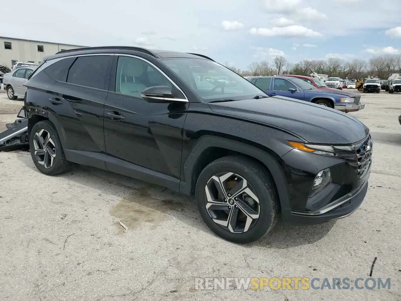 4 Photograph of a damaged car KM8JECA19NU065746 HYUNDAI TUCSON 2022