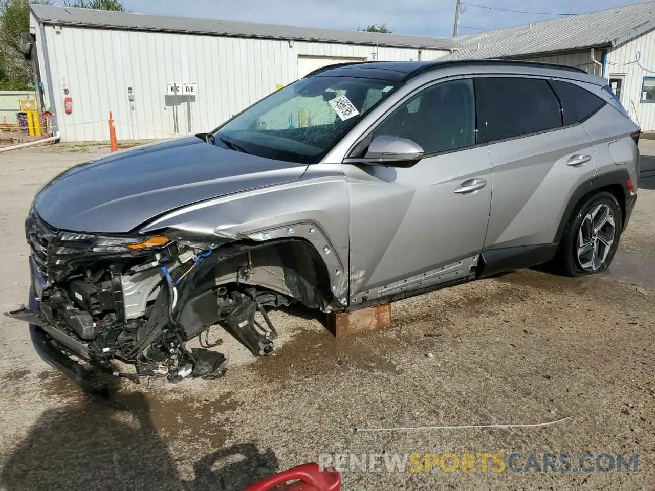 1 Photograph of a damaged car KM8JECAE7NU080619 HYUNDAI TUCSON 2022