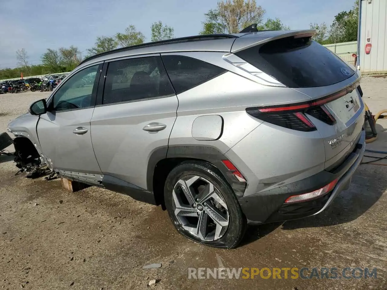 2 Photograph of a damaged car KM8JECAE7NU080619 HYUNDAI TUCSON 2022