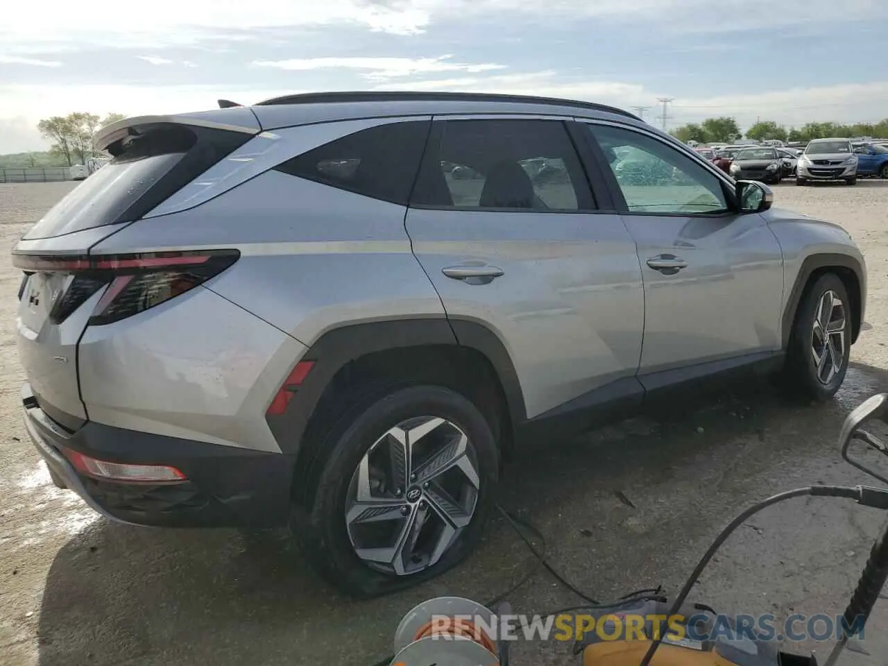 3 Photograph of a damaged car KM8JECAE7NU080619 HYUNDAI TUCSON 2022