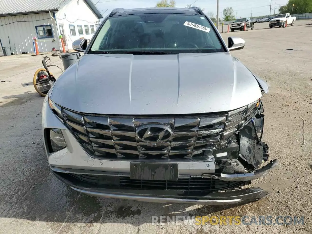 5 Photograph of a damaged car KM8JECAE7NU080619 HYUNDAI TUCSON 2022