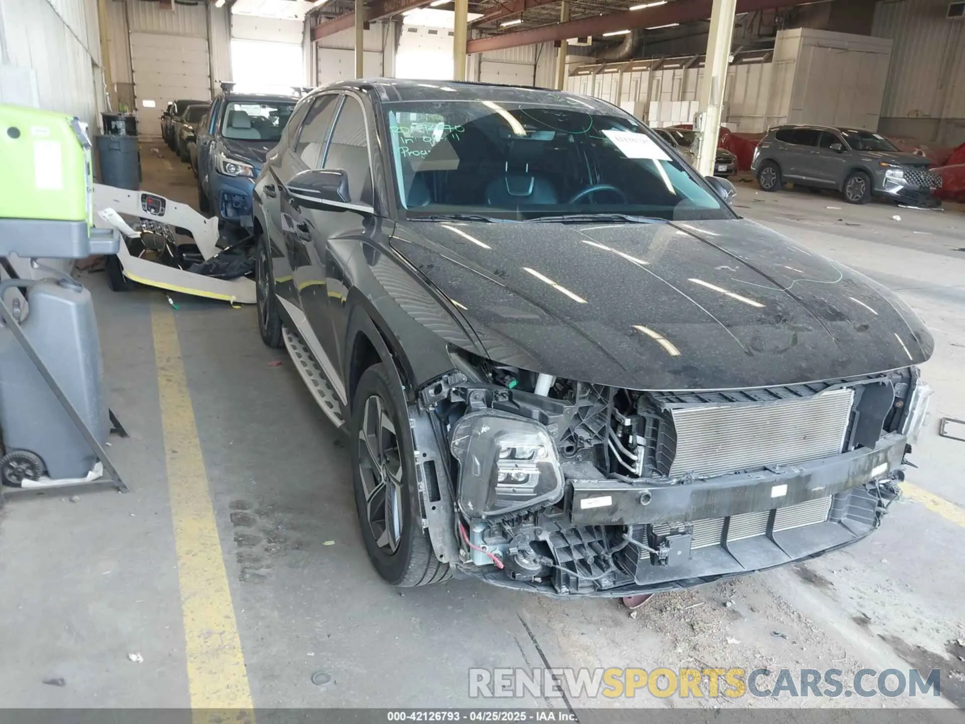 1 Photograph of a damaged car KM8JECAEXNU170699 HYUNDAI TUCSON 2022