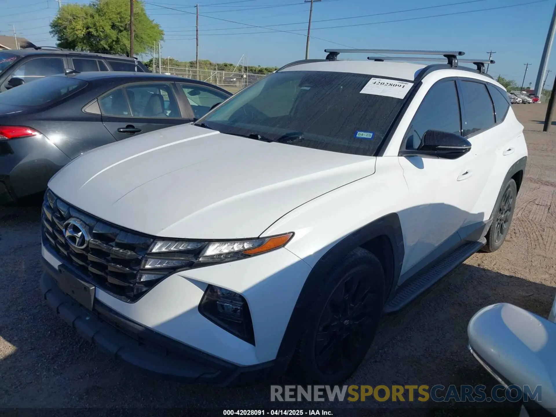 2 Photograph of a damaged car KM8JF3AE1NU105558 HYUNDAI TUCSON 2022
