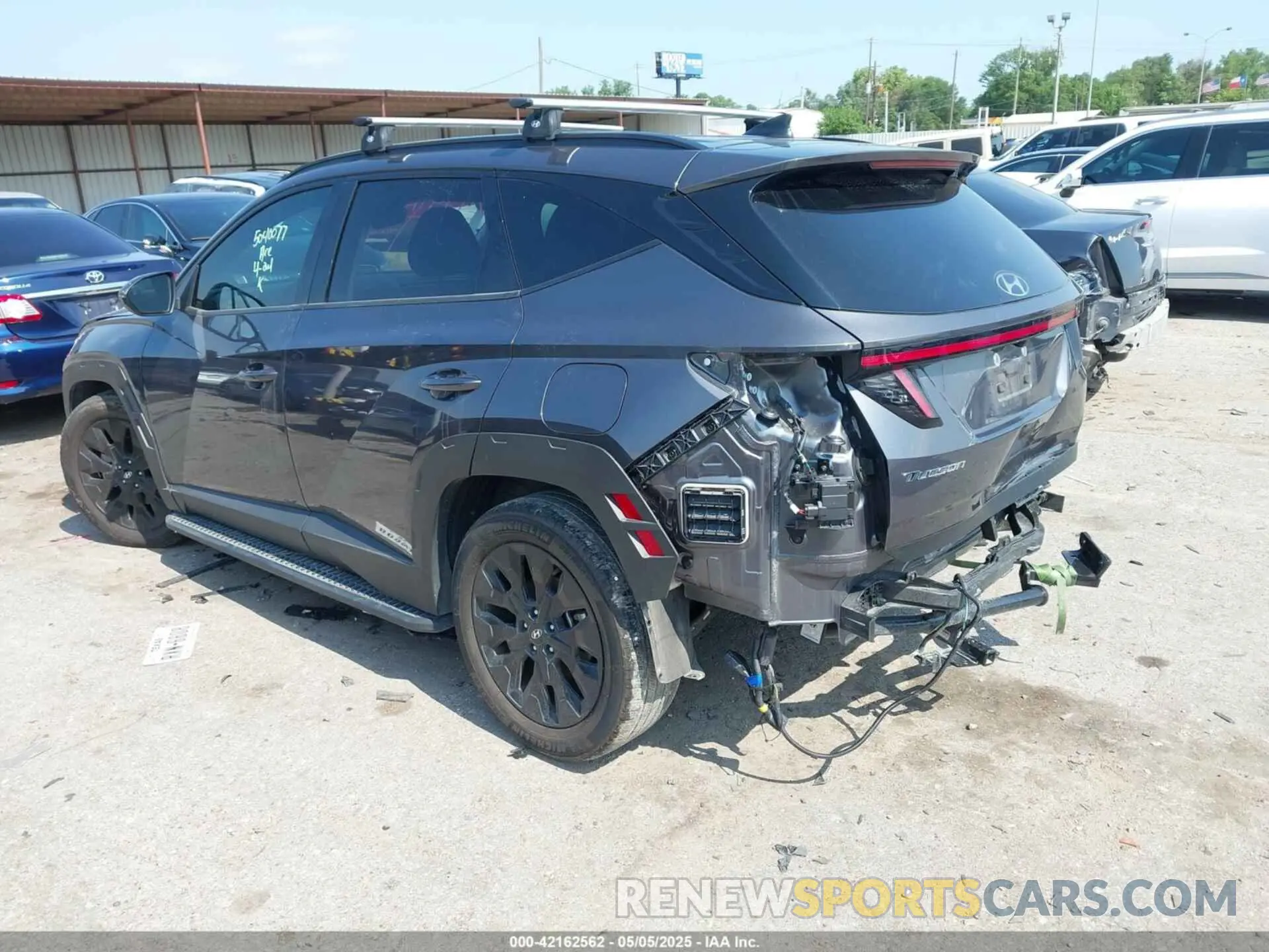 3 Photograph of a damaged car KM8JF3AE1NU106371 HYUNDAI TUCSON 2022