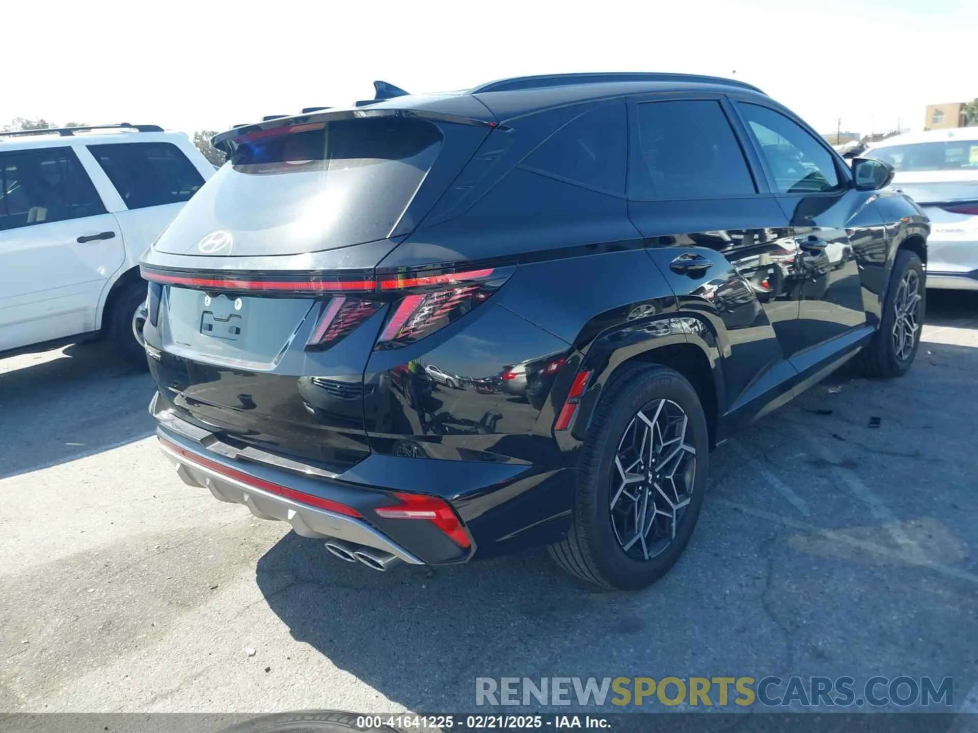 4 Photograph of a damaged car KM8JF3AE5NU122606 HYUNDAI TUCSON 2022
