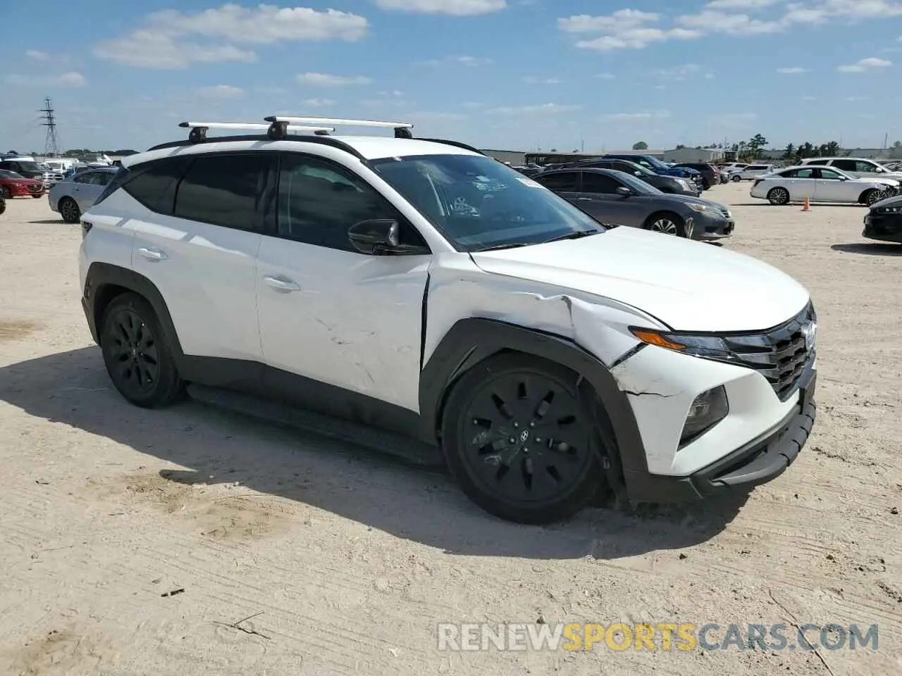 4 Photograph of a damaged car KM8JF3AE5NU160613 HYUNDAI TUCSON 2022