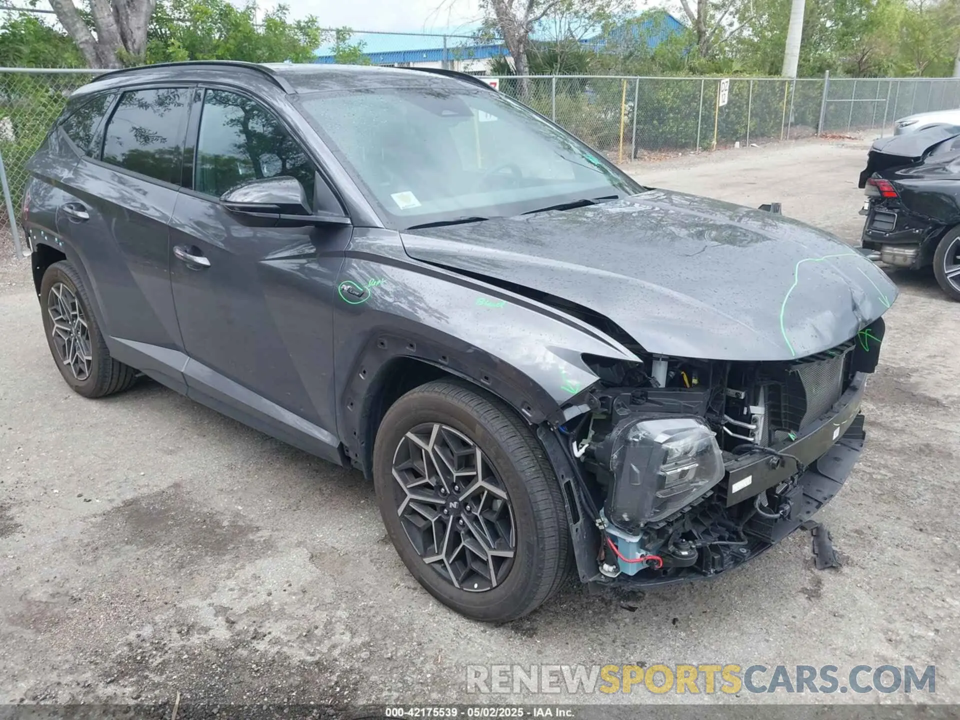 1 Photograph of a damaged car KM8JF3AE9NU158329 HYUNDAI TUCSON 2022