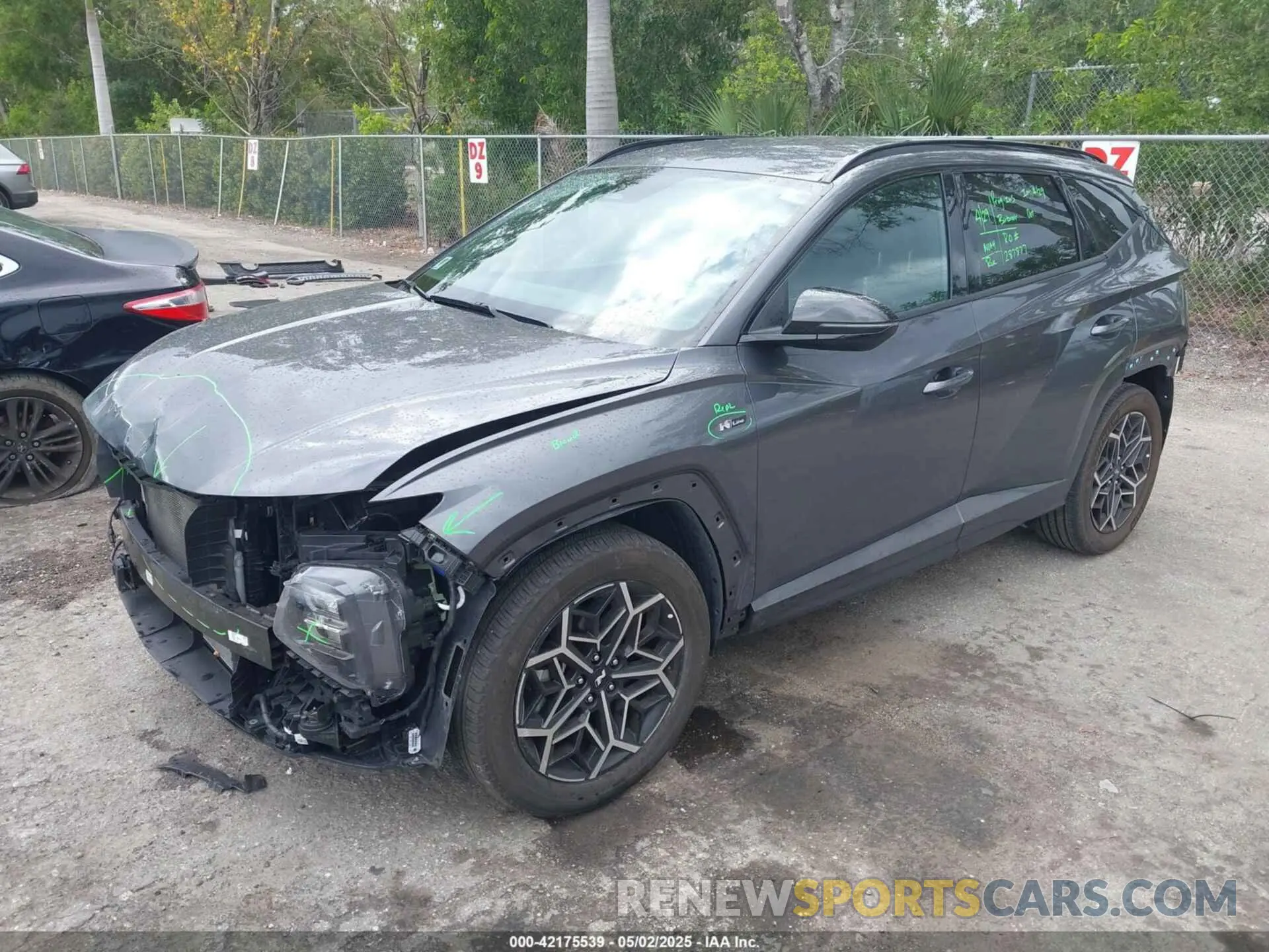 2 Photograph of a damaged car KM8JF3AE9NU158329 HYUNDAI TUCSON 2022