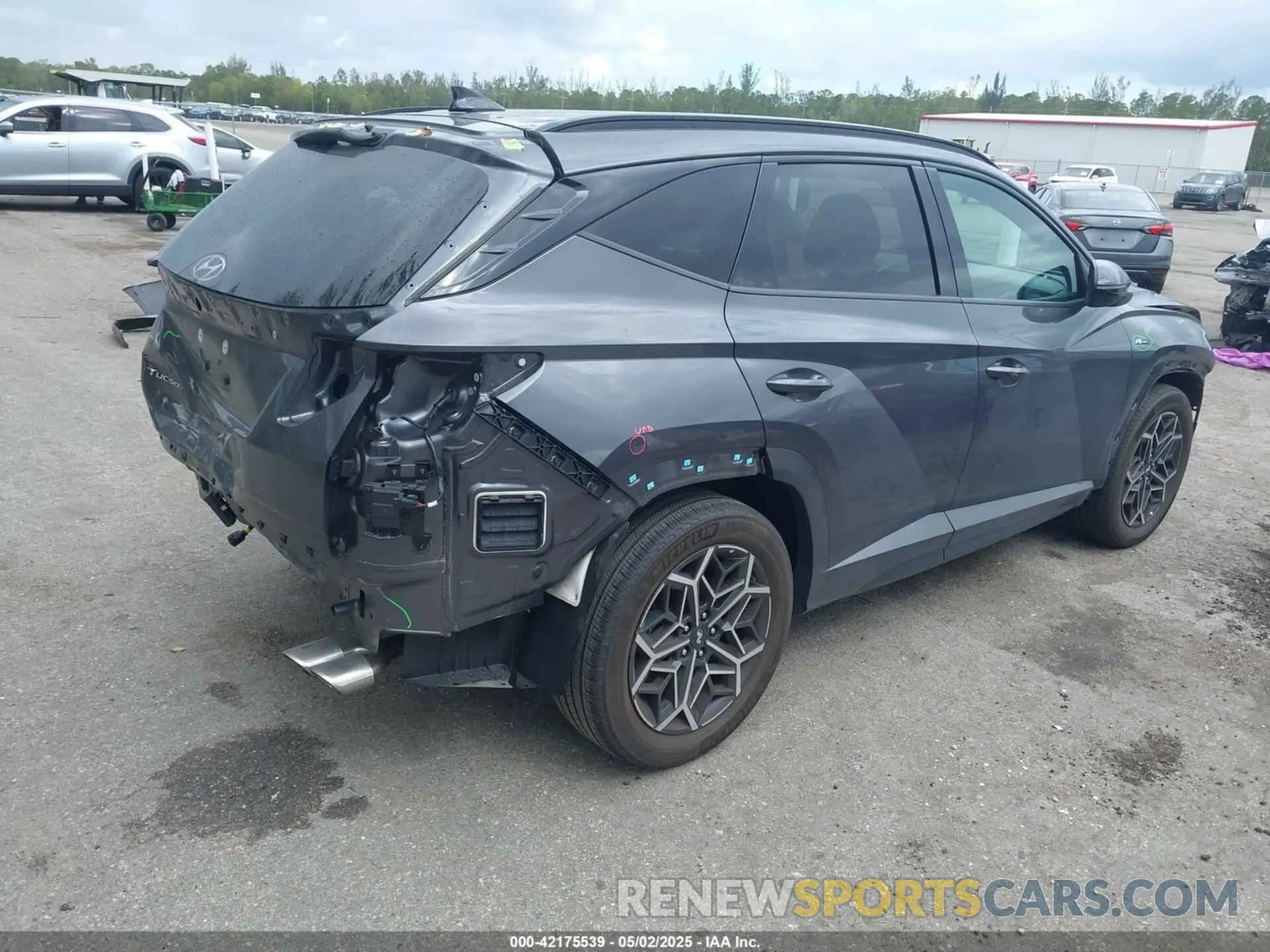 4 Photograph of a damaged car KM8JF3AE9NU158329 HYUNDAI TUCSON 2022