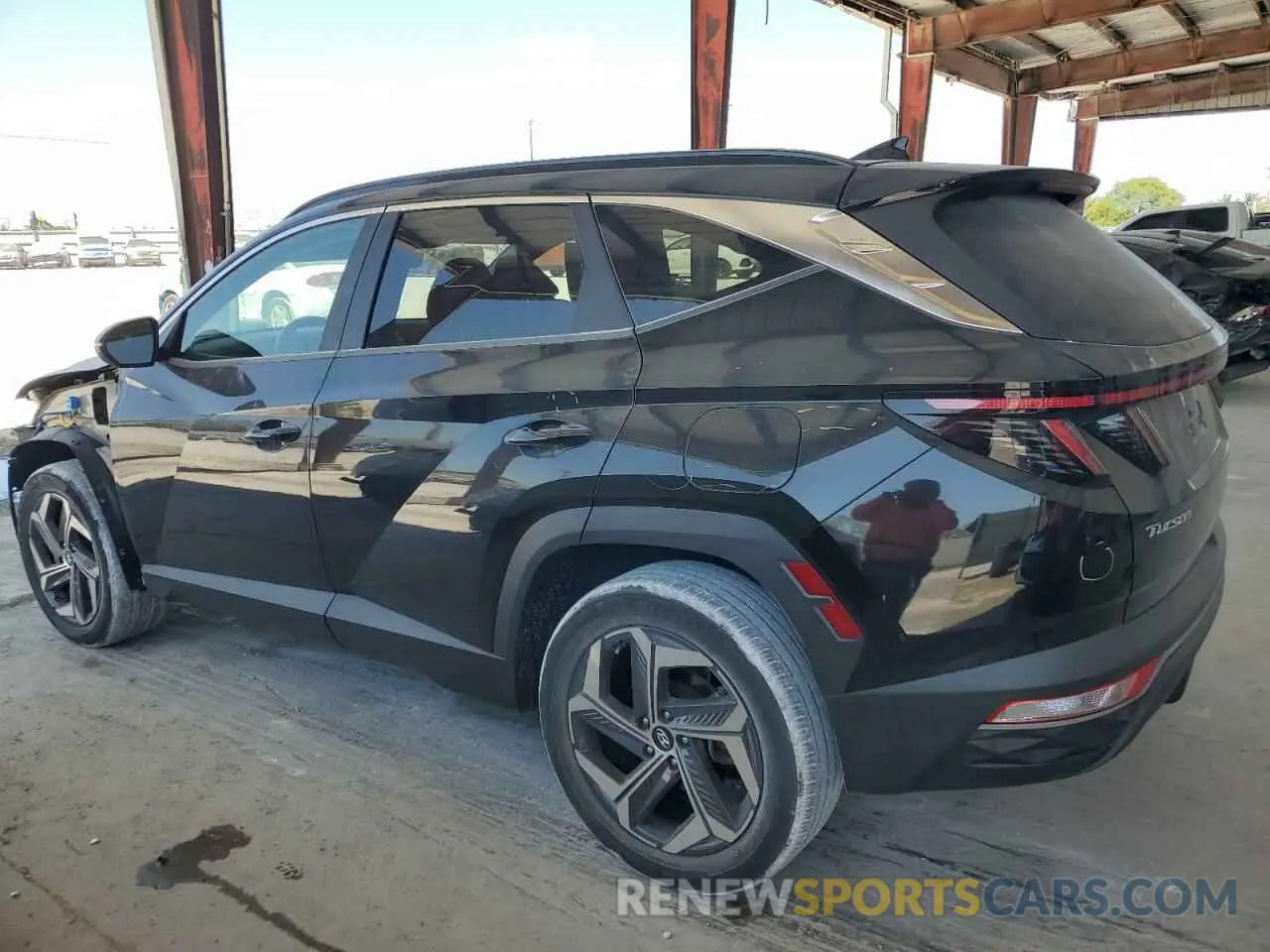 2 Photograph of a damaged car KM8JFCA11NU026792 HYUNDAI TUCSON 2022