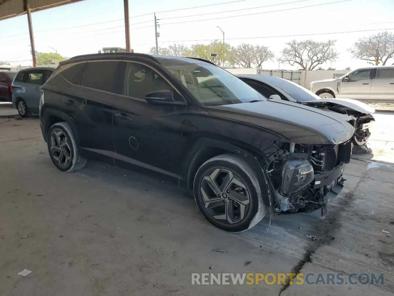 4 Photograph of a damaged car KM8JFCA11NU026792 HYUNDAI TUCSON 2022