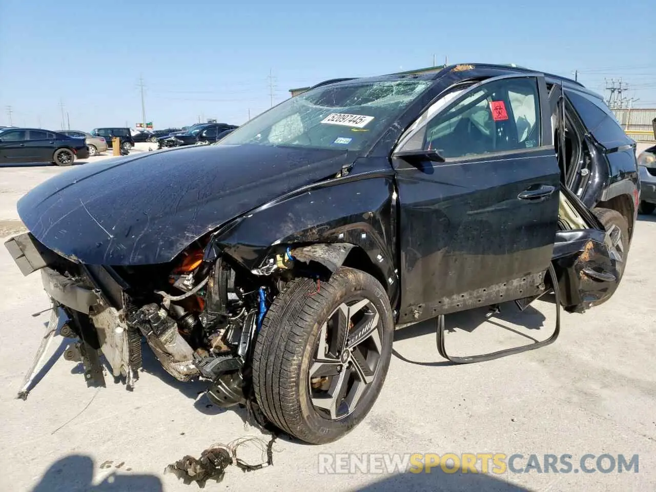 1 Photograph of a damaged car KM8JFCA12NU041706 HYUNDAI TUCSON 2022