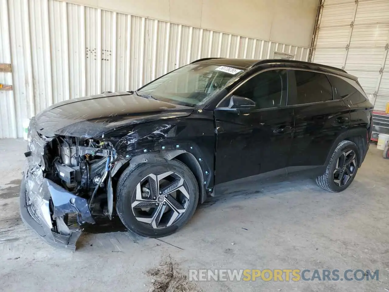 1 Photograph of a damaged car KM8JFCA12NU060126 HYUNDAI TUCSON 2022