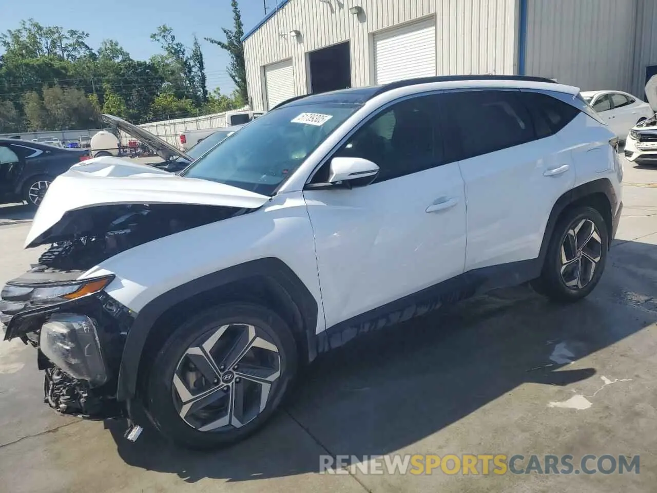 1 Photograph of a damaged car KM8JFCA12NU073880 HYUNDAI TUCSON 2022