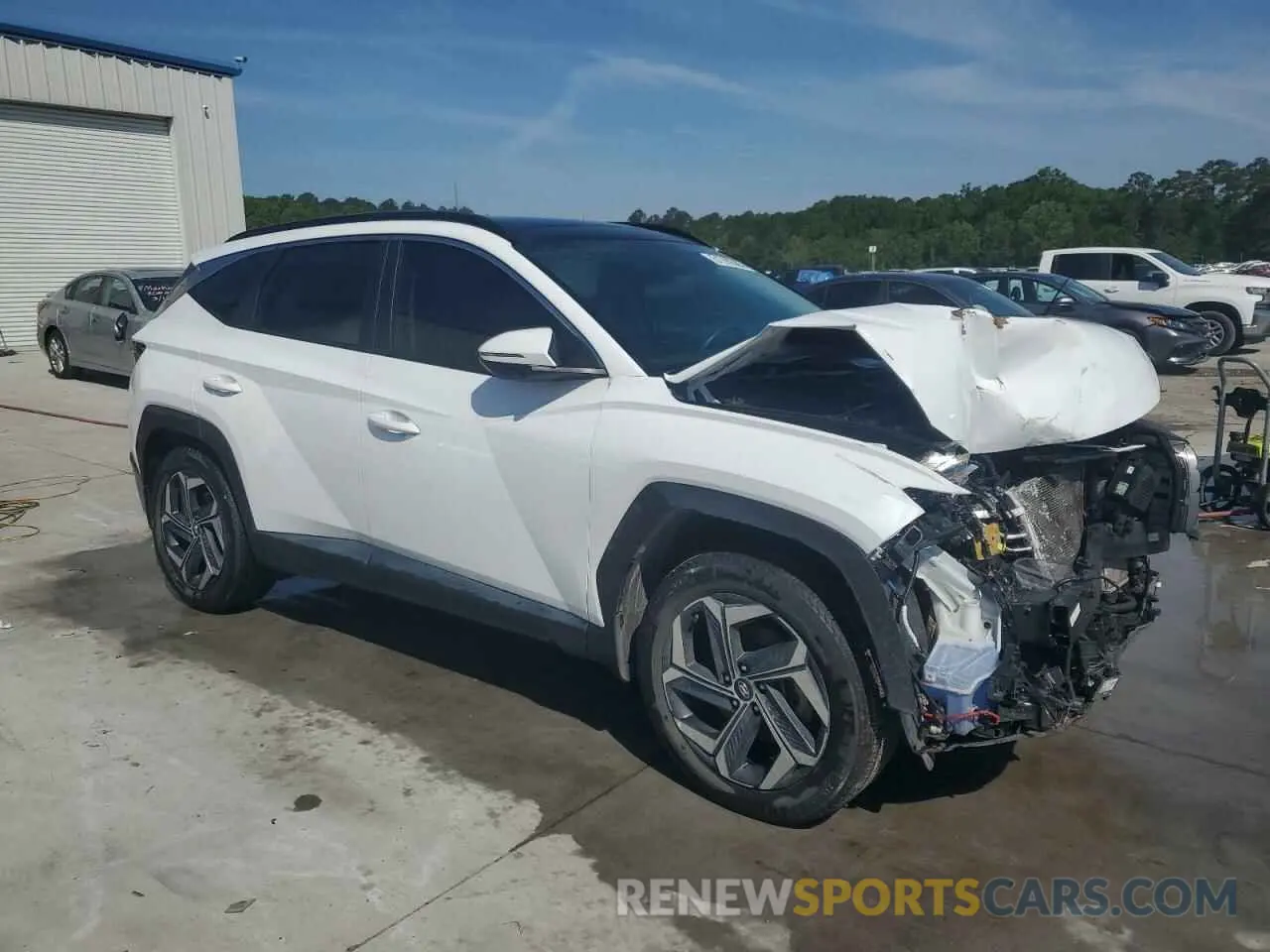 4 Photograph of a damaged car KM8JFCA12NU073880 HYUNDAI TUCSON 2022
