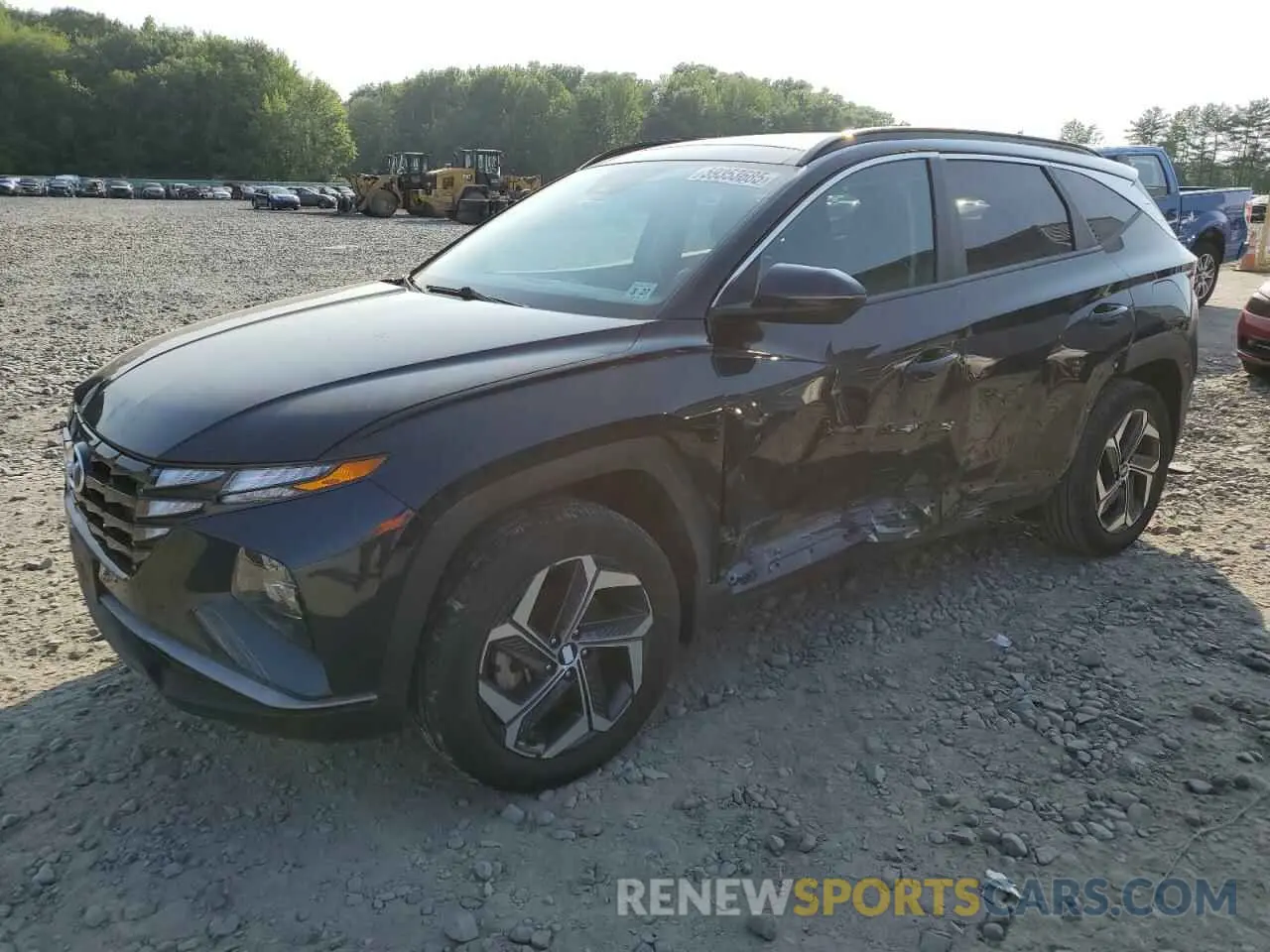 1 Photograph of a damaged car KM8JFCA14NU057423 HYUNDAI TUCSON 2022
