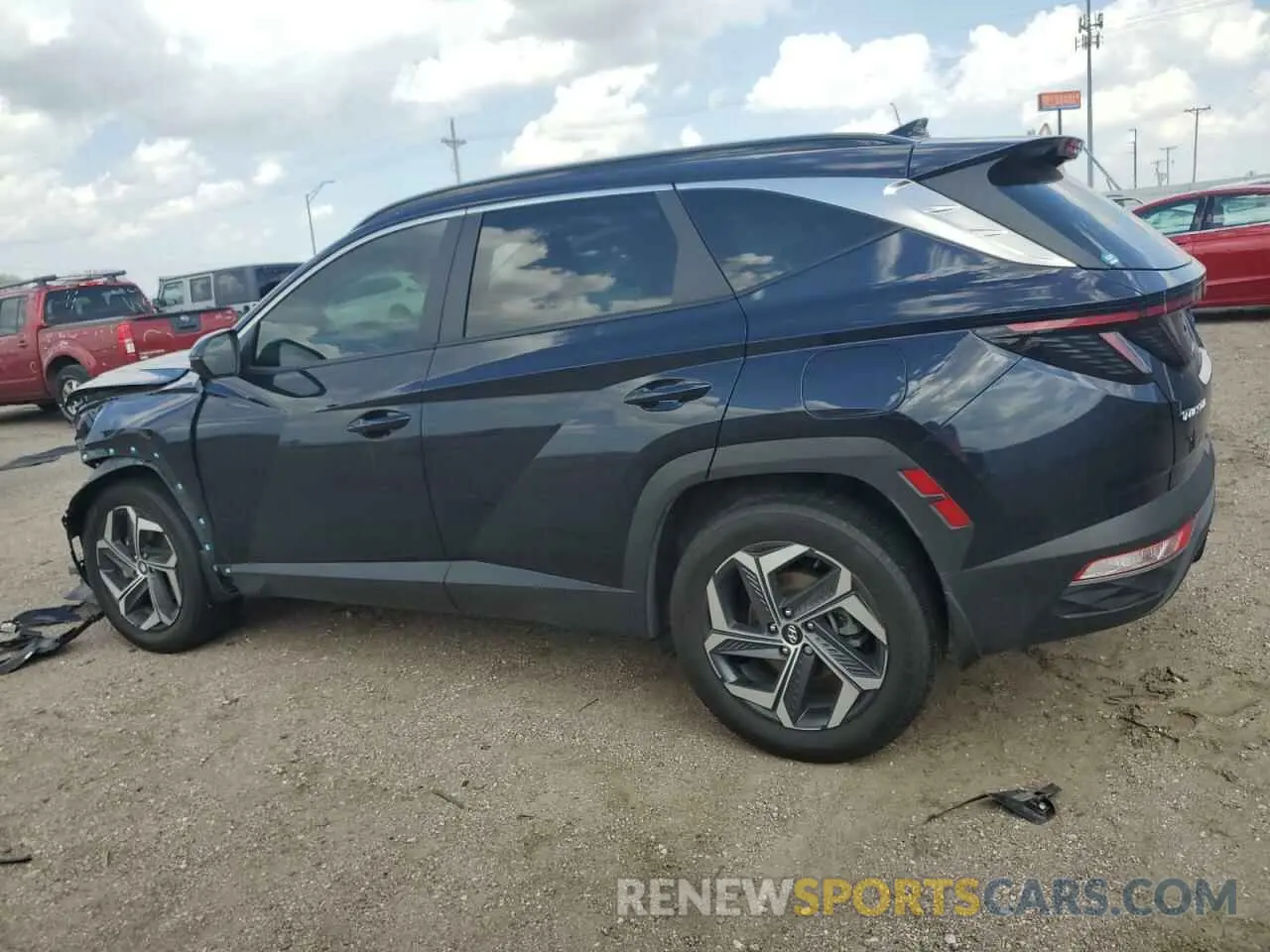 2 Photograph of a damaged car KM8JFCA15NU058595 HYUNDAI TUCSON 2022