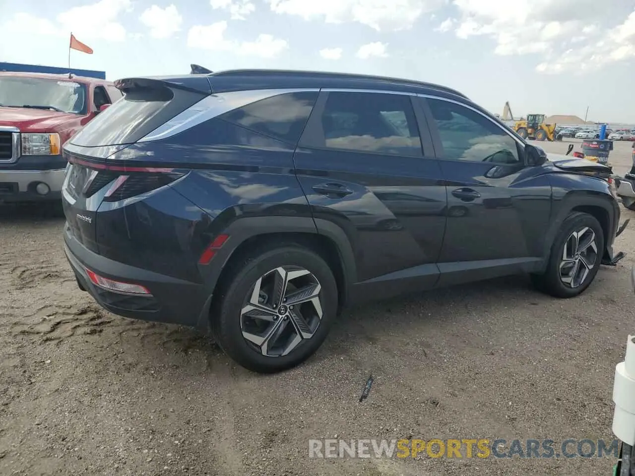 3 Photograph of a damaged car KM8JFCA15NU058595 HYUNDAI TUCSON 2022