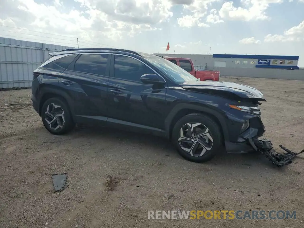 4 Photograph of a damaged car KM8JFCA15NU058595 HYUNDAI TUCSON 2022