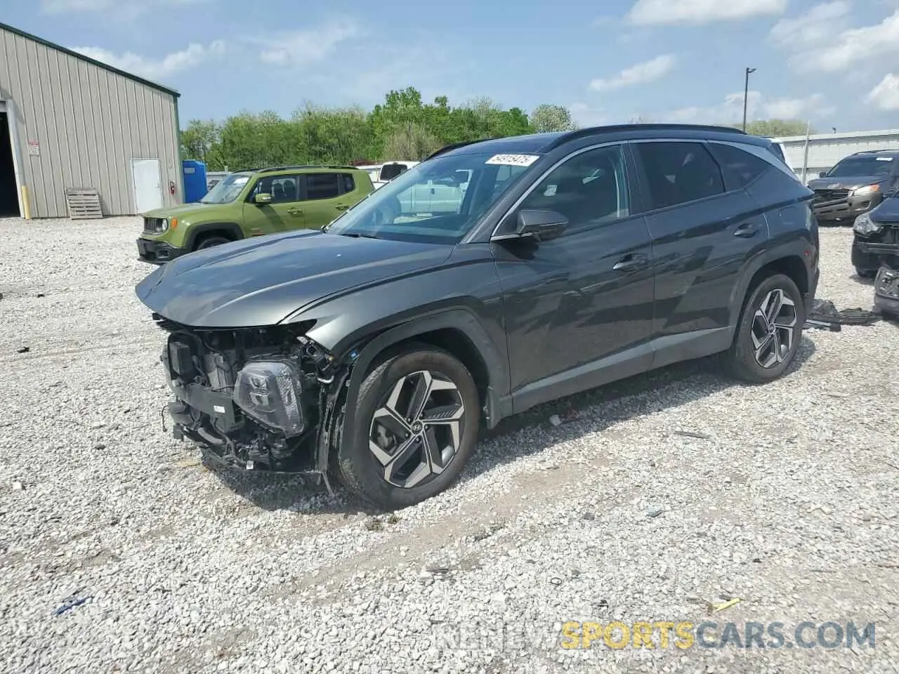 1 Photograph of a damaged car KM8JFCA15NU067510 HYUNDAI TUCSON 2022
