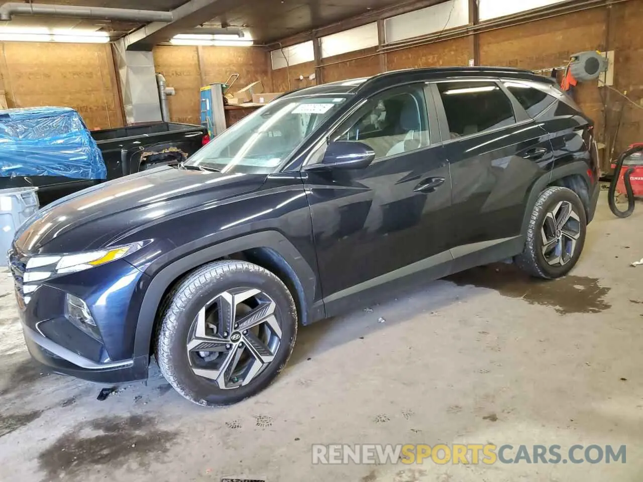 1 Photograph of a damaged car KM8JFCA16NU054118 HYUNDAI TUCSON 2022